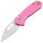 Нож CJRB Mini Pyrite сталь AR-RPM9 рукоять Pink Aluminium (J1933-PK)