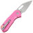 Нож CJRB Mini Pyrite сталь AR-RPM9 рукоять Pink Aluminium (J1933-PK)