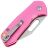 Нож CJRB Mini Pyrite сталь AR-RPM9 рукоять Pink Aluminium (J1933-PK)