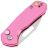 Нож CJRB Mini Pyrite сталь AR-RPM9 рукоять Pink Aluminium (J1933-PK)