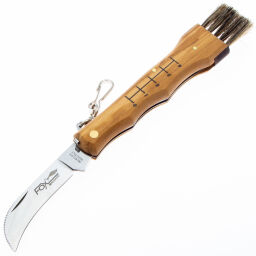 Нож грибника FOX Mushrooms Knife 405 сталь 420C рукоять олива (405 OL)