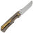 Нож Kansept Reedus stonewash сталь S35VN рукоять Bronze Titanium