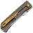 Нож Kansept Reedus stonewash сталь S35VN рукоять Bronze Titanium