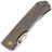 Нож Kansept Reedus stonewash сталь S35VN рукоять Bronze Titanium