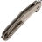 Нож Vanguard Atomic stonewash сталь M390 рукоять Pearl Bronze Titanium