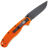 Нож Ontario RAT-1 Assisted Black сталь AUS-8 рукоять Orange G10 (8871OR)