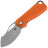 Нож Kristal Хоха сталь D2 Stonewashed рукоять Orange G10