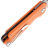 Нож Kristal Хоха сталь D2 Stonewashed рукоять Orange G10