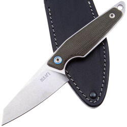 Нож MKM Makro 2 сталь M390 рукоять Green Canvas Micarta (MA02-GC)