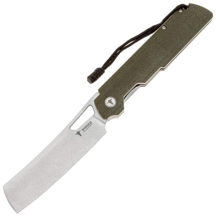 Нож SHOOZIZ XUN119A сталь D2 рукоять Dark Green Micarta