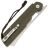 Нож SHOOZIZ XUN119A сталь D2 рукоять Dark Green Micarta