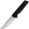 Нож Tenable Anomaly Tanto stonewash сталь NItro-V рукоять Black G10