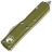 Нож Microtech UTX-85 S/E stonewash сталь M390 рукоять OD Green Aluminum (231-10OD)