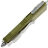 Нож Microtech UTX-85 S/E stonewash сталь M390 рукоять OD Green Aluminum (231-10OD)