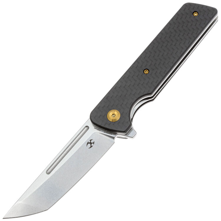 Нож Kansept Anomaly Tanto stonewash сталь S35VN рукоять G10/Carbon Fiber