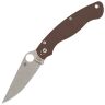 Нож Spyderco Military 2 Sprint Run сталь CPM-15V рукоять Brown G10 (C36GPBN15V2)