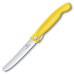 Нож Victorinox Classic Foldable Paring Knife Serrated желтый (6.7836.F8B)