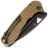 Нож Tenable Bömbur blackwash сталь D2 рукоять Frag Brown G10
