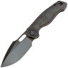 Нож Kunwu Gringo DLC сталь S390 рукоять Black honeydew Ti