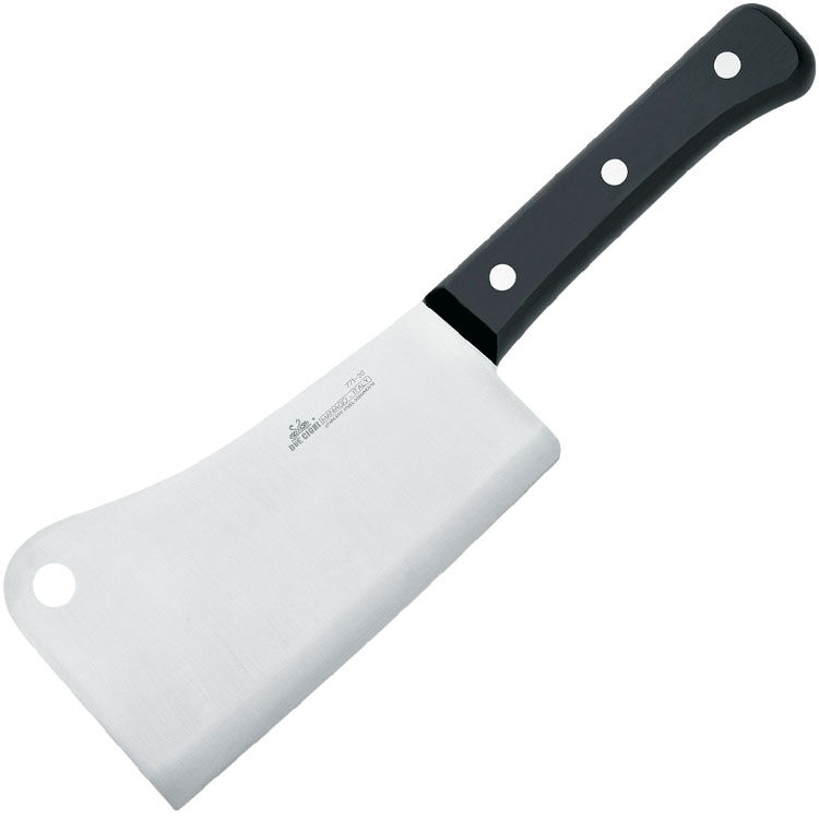 Топорик кухонный Due Cigni Classica 20 cталь X50CrMoV15 рукоять Black POM (2C 771/20)