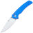 Нож Sencut Serene satin сталь D2 рукоять Blue Aluminium (S21022B-4)