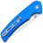 Нож Sencut Serene satin сталь D2 рукоять Blue Aluminium (S21022B-4)