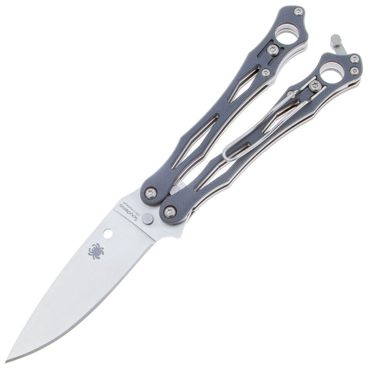 Нож Spyderco Smallfly 2 cталь Cru-Wear рукоять Grey G10 (B02GPGY2)