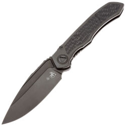 Нож Microtech Anax S/E DLC сталь M390  рукоять DLC Ti/Carbon Fiber (190C-1DLCTCFITI)