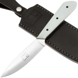 Нож Золотое Сечение Перчик конвекс сталь AUS-10Co рукоять White G10