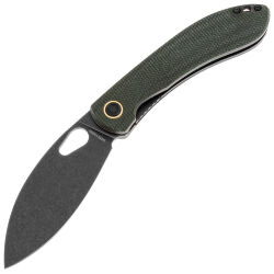 Нож Vosteed Nightshade TH blackwash сталь Nitro-V рукоять Green Micarta