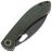 Нож Vosteed Nightshade TH blackwash сталь Nitro-V рукоять Green Micarta
