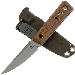 Нож PhantomTools Kwaiken mini сталь Elmax рукоять Brown canvas Micarta