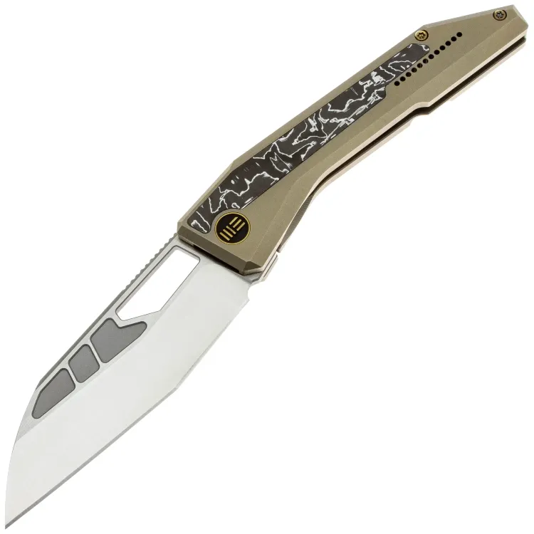Нож WE Knife Inceptus satin сталь M390 рукоять Champagne Titanium/Aluminum Foil CF