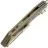 Нож WE Knife Inceptus satin сталь M390 рукоять Champagne Titanium/Aluminum Foil CF