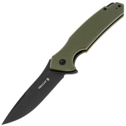 Нож Mr.Blade Hellcat Mini blackwash сталь VG-10 рукоять Olive G10