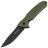 Нож Mr.Blade Hellcat Mini blackwash сталь VG-10 рукоять Olive G10