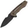 Нож WE Knife Harpen blackwash сталь CPM-20CV рукоять Bronze Ti (WE23019-3)