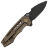 Нож WE Knife Harpen blackwash сталь CPM-20CV рукоять Bronze Ti (WE23019-3)