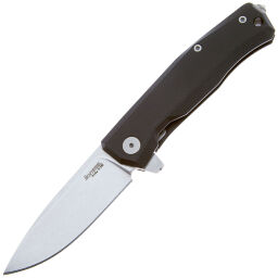 Нож Lion Steel Myto Stonewash сталь M390 рукоять Black Aluminium (L/MT01A BS)
