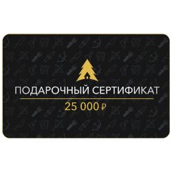 Сертификат на 25 000 руб.