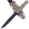 Нож Кизляр НР-19 блэквош сталь AUS-8 черный рукоять эластрон Песчаный (014307)