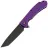 Нож Daggerr Yakuza DL blackwash сталь 8Cr14MoV рукоять Purple FRN