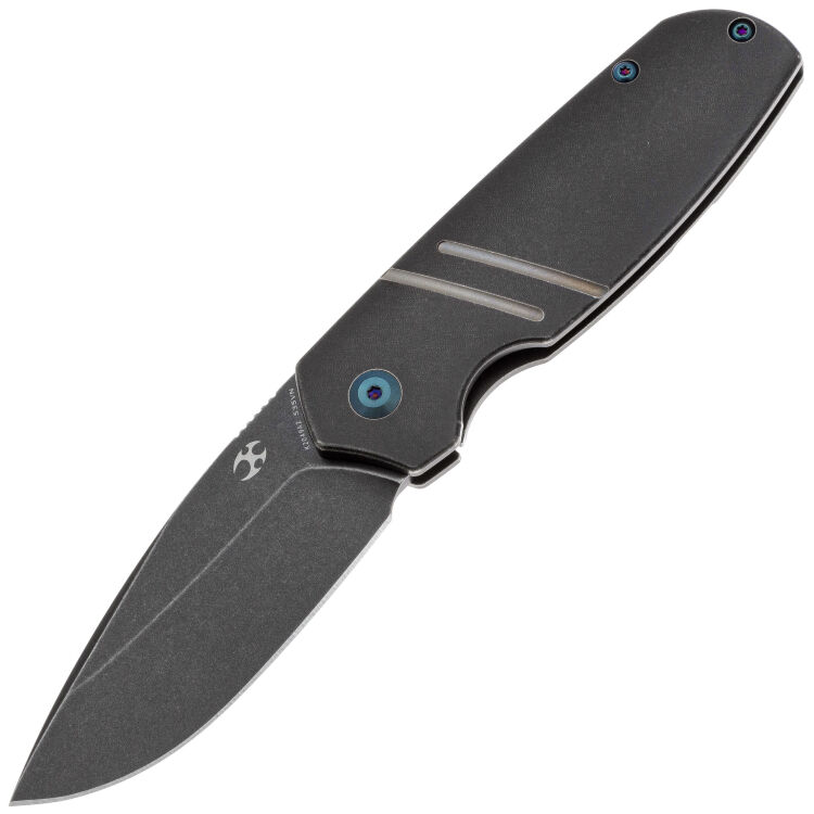 Нож Kansept Turaco blackwash сталь S35VN рукоять Black Titanium