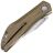 Нож Real Steel Ventus stonewash сталь N690 рукоять Titanium (7042)