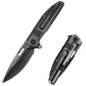 Нож WE Knife Tracks polished grey сталь M390 рукоять polished grey Titanium (WE23059-1)
