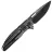 Нож WE Knife Tracks polished grey сталь M390 рукоять polished grey Titanium (WE23059-1)