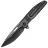Нож WE Knife Tracks polished grey сталь M390 рукоять polished grey Titanium (WE23059-1)