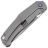 Нож Vanguard Atomic stonewash сталь M390 рукоять Steelgray Titanium