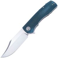 Нож Petrified Fish Victor Satin сталь K110 рукоять Blue Micarta