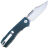 Нож Petrified Fish Victor Satin сталь K110 рукоять Blue Micarta